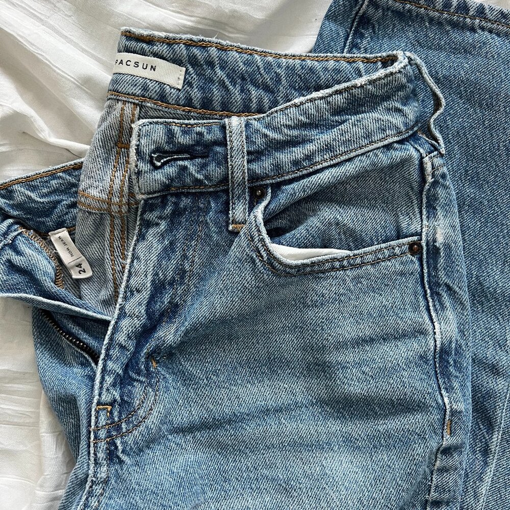 PacSun Medium Wash Mom Jeans